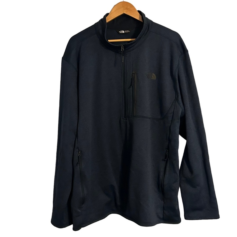 The North Face Men’s Navy Blue 1/2 Zip Fleece Pullover Size 3XL